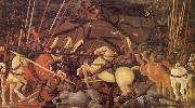 UCCELLO, Paolo The Battle of San Romano oil on canvas